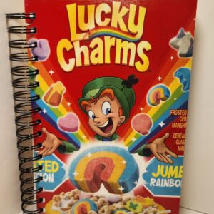 Hand Crafted Hardcover Spiral Journal - Lucky Charms
